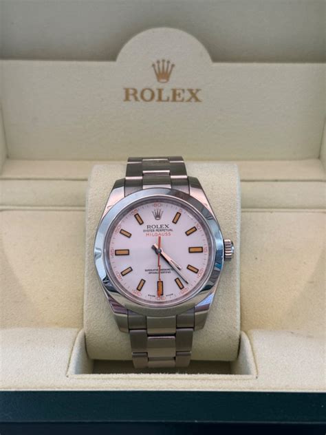 vendo rolex milgauss bianco 2017 site orologi.forumfree.it|Rolex Milgauss used like new 2017 .